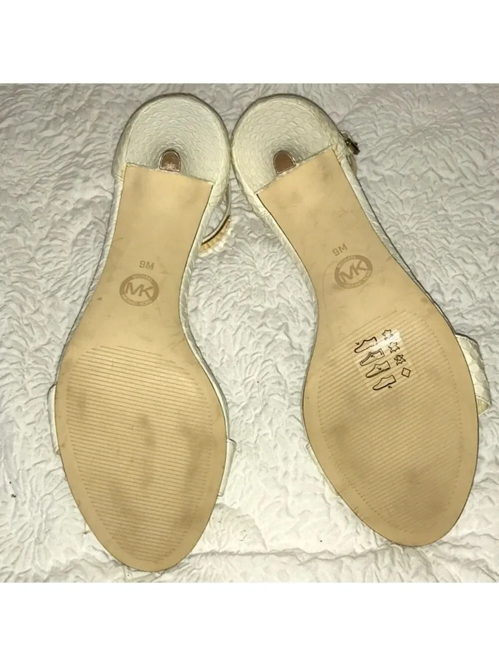 Michael Kors Jet Set 6 Leather Sandal Heels NWOT